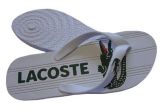 chinelo lacoste branco