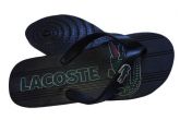 chinelo lacoste preto