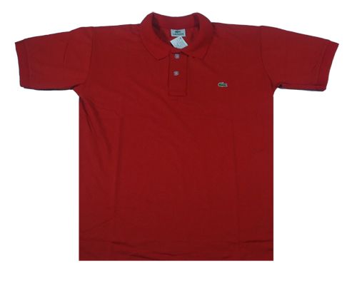 camisas lacoste vermelha